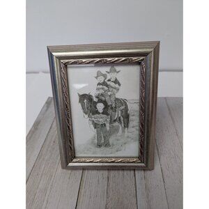 Jane McClure Jane's Prints Brothers Horse Pony Boys Cowboys Framed Print